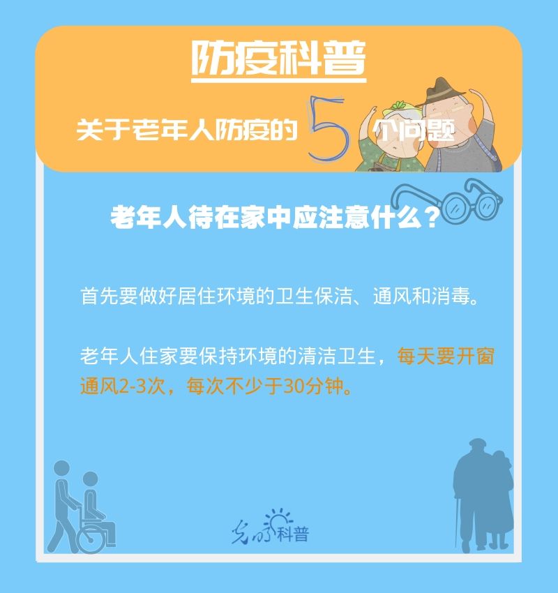 【防疫科普】高危人群注意！关于老年人防疫的5个问题