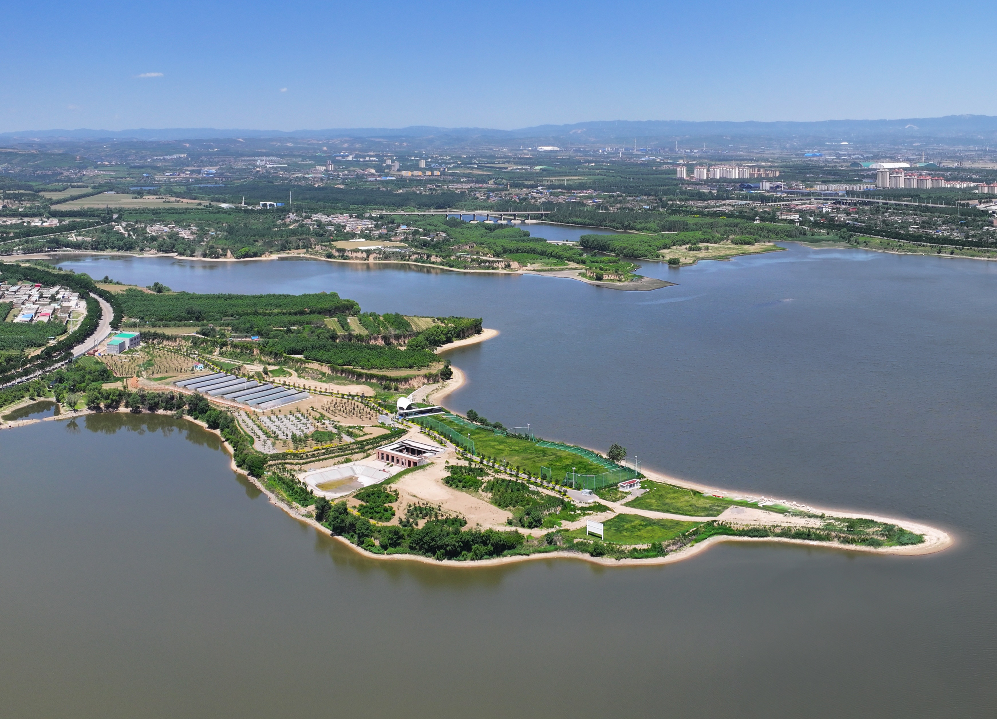 孝河国家湿地公园。 孝河国家湿地公园。